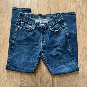 Levis 531 Mens Jeans 32x32 Athletic Slim Fit Stretch Blue Denim Sits Below Waist